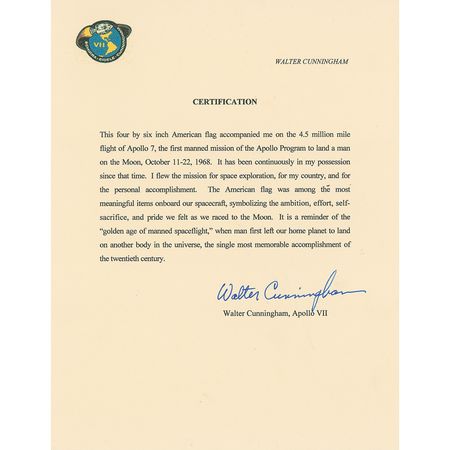 Lot #302 Walt Cunningham - Image 2