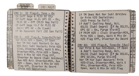 Lot #510 Dave Scott Apollo 15 Flown Lunar Surface-Used EVA-1 Cuff Checklist - Image 56