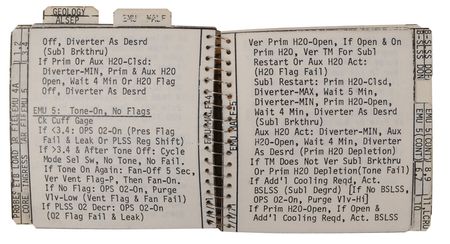 Lot #510 Dave Scott Apollo 15 Flown Lunar Surface-Used EVA-1 Cuff Checklist - Image 59