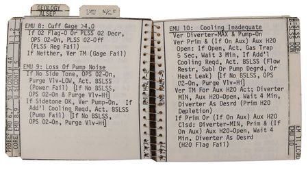 Lot #510 Dave Scott Apollo 15 Flown Lunar Surface-Used EVA-1 Cuff Checklist - Image 98