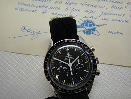 Lot #99 Omega Speedmaster Wristwatch and Glove - Image 16