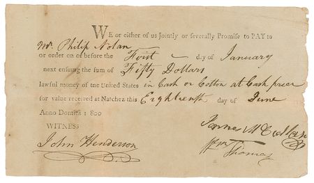 Lot #411 Philip Nolan Endorsement - Image 1