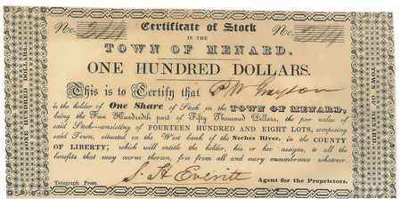 Lot #327 Stephen H. Everitt Signed Document - Image 1