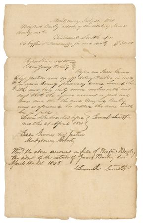 Lot #343 Jesse Grimes Signed Document - Image 2