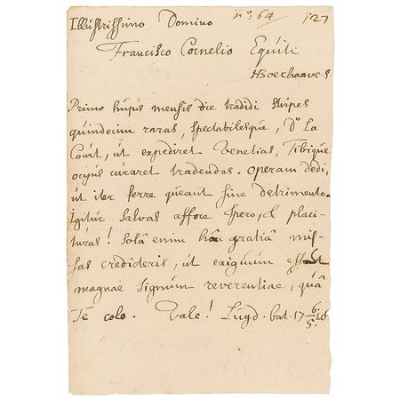 Lot #254 Herman Boerhaave: Medical pioneer presents “medicinal plants” - Image 2