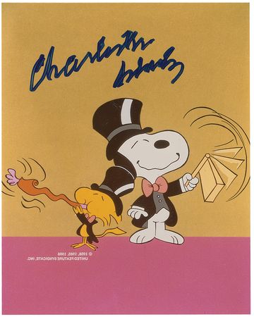 Lot #896 Charles Schulz Signed Photograph - Image 1