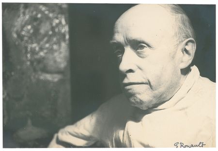 Lot #819 Georges Rouault Signed Photograph - Image 1