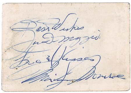 Lot #1240 Marilyn Monroe and Joe DiMaggio: One of only four pairings of Marilyn and Joe DiMaggio signatures we?ve ever offered, secured in 1954 - Image 2
