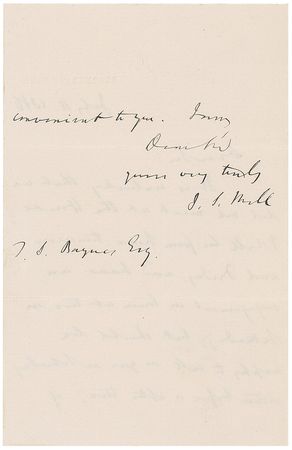 Lot #392 John Stuart Mill Handwritten Letter Signed - Image 2