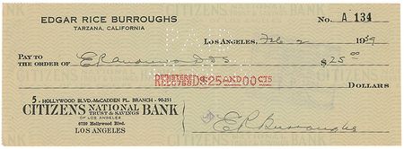 Lot #689 Edgar Rice Burroughs - Image 2