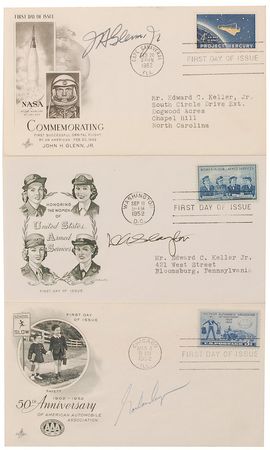 Lot #631 Mercury Astronauts First Day Covers - Image 1
