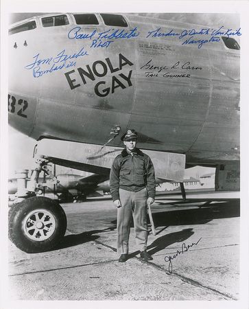 Lot #546 Enola Gay Signed Photograph - Image 1