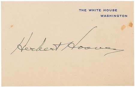 Lot #125 Herbert Hoover - Image 2