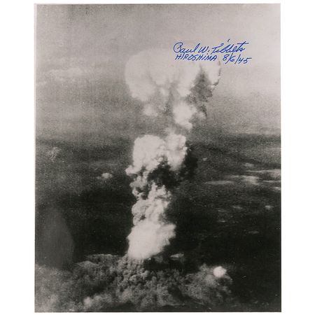 Lot #549 Enola Gay: Paul Tibbets Signed Photograph - Image 2