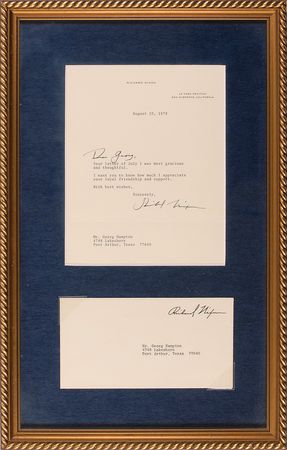 Lot #227 Richard Nixon Typed Letter Signed - Image 1
