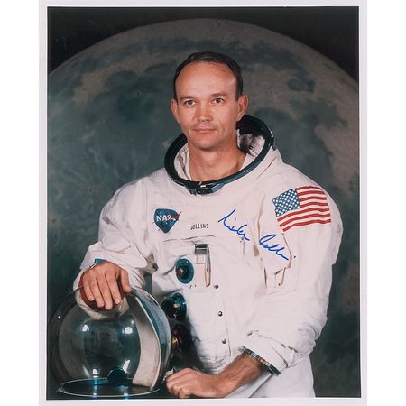 Lot #596 Michael Collins Signed Photograph - Image 2
