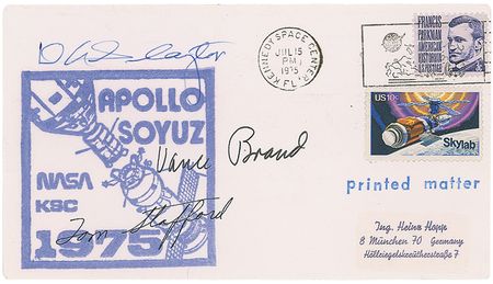 Lot #574 Apollo-Soyuz Commemorative Covers - Image 1