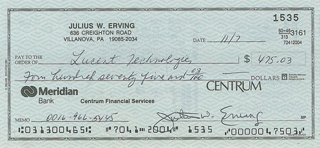 Lot #1539 Julius Erving - Image 2