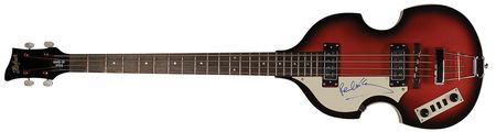 Lot #990 Beatles: Paul McCartney: Höfner ‘violin’ bass guitar signed in person by the Beatles icon - Image 1