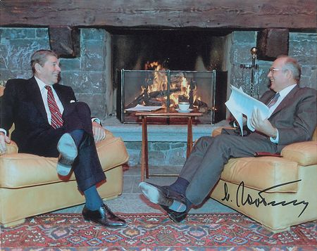 Lot #474 Mikhail Gorbachev Signed Photograph - Image 2