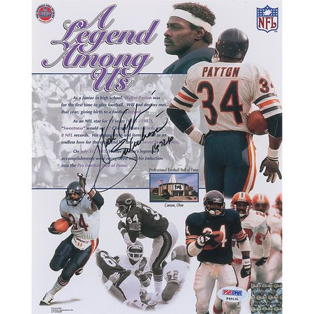 Lot #1616 Walter Payton Signed Photograph - Image 2