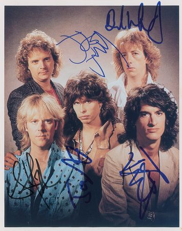 Lot #1032 Aerosmith Signed Photograph - Image 1