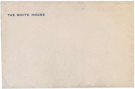 Lot #183 Harry S. Truman White House Card - Image 2
