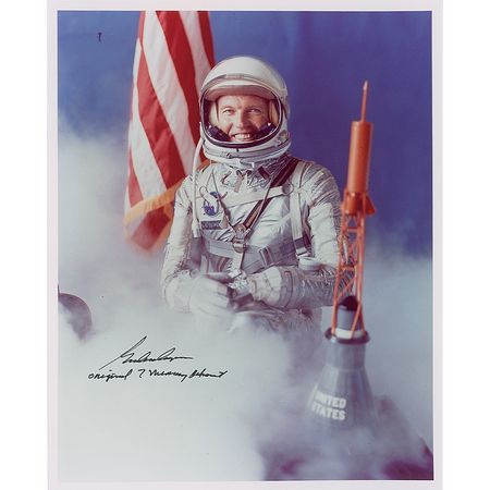 Lot #601 Gordon Cooper Signed Photograph - Image 2