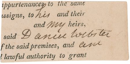 Lot #508 Daniel Webster - Image 1