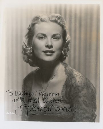 Lot #1327 Grace Kelly Signed Photograph - Image 2
