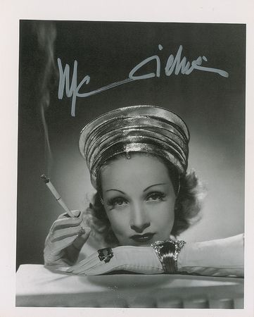 Lot #1295 Marlene Dietrich Signed Photograph - Image 1