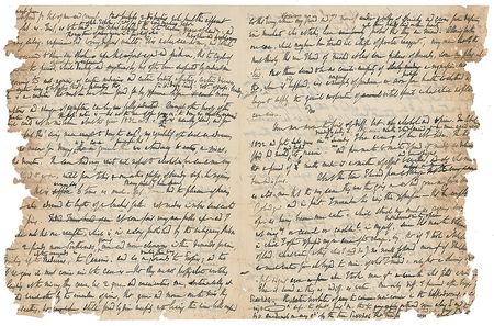 Lot #710 Thomas de Quincey: Exceptionally rare handwritten manuscript from the ‘Opium Eater’ - Image 2