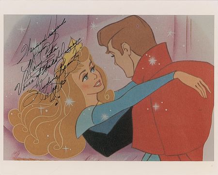 Lot #879 Disney Voices Signed Photographs - Image 1