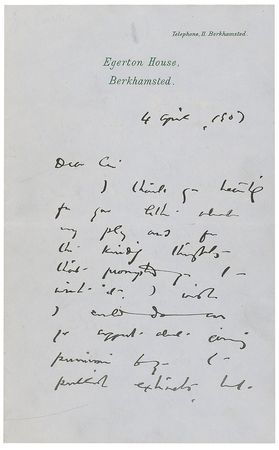 Lot #671 James M. Barrie - Image 1