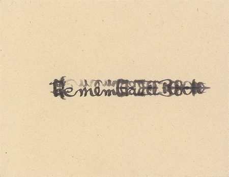 Lot #821 Carl Sandburg: Visually-striking ‘ghost signature’ made by the Pulitzer Prize–winning poet - Image 1