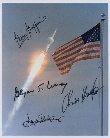 Lot #639 NASA Flight Controllers Signed Photographs - Image 2
