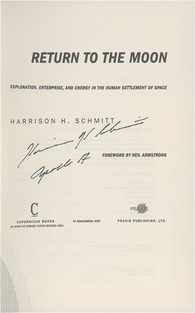 Lot #646 Harrison Schmitt Book - Image 1