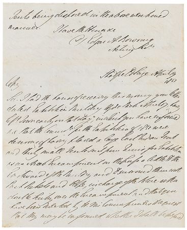 Lot #456 Duke of Wellington Handwritten Letter Signed - Image 2
