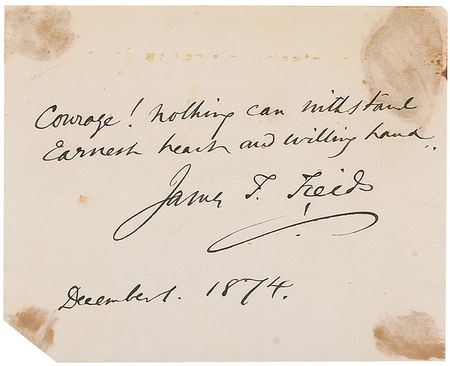 Lot #735 James Thomas Fields - Image 2