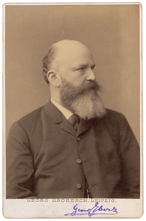 Lot #315 Georg Moritz Ebers Signed Photograph - Image 1