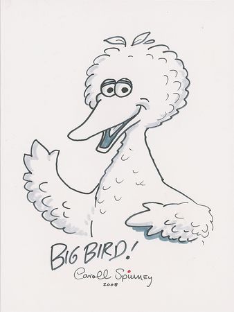 Lot #898 Carroll Spinney Sketch - Image 1