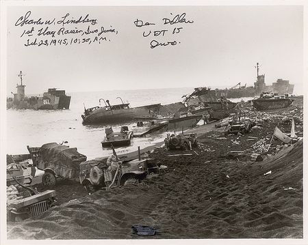 Lot #555 Iwo Jima Signed Photographs - Image 2