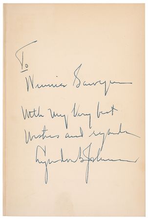 Lot #226 Lyndon B. Johnson Book - Image 1