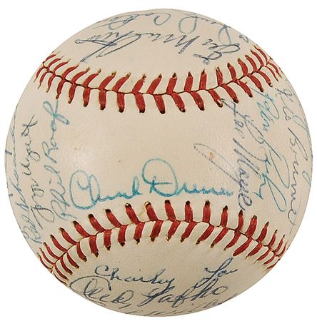 Lot #1598 Milwaukee Braves Baseball - Image 5