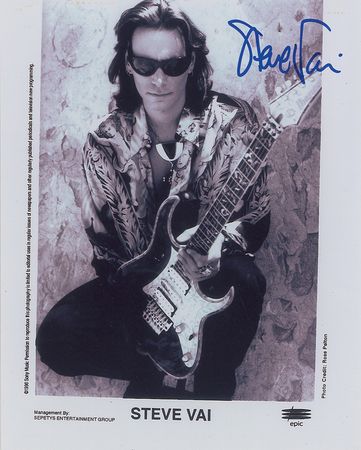 Lot #1174 Steve Vai Signed Photographs - Image 2