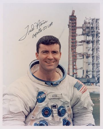 Lot #616 Fred Haise Signed Photographs - Image 1