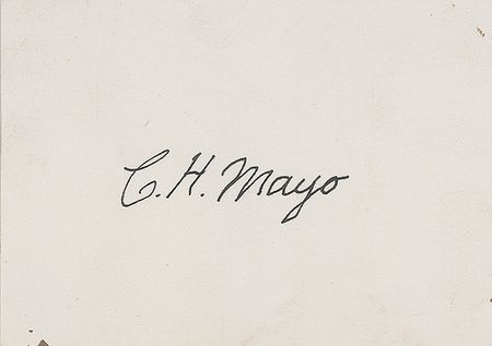 Lot #481 Mayo Brothers Signatures - Image 1