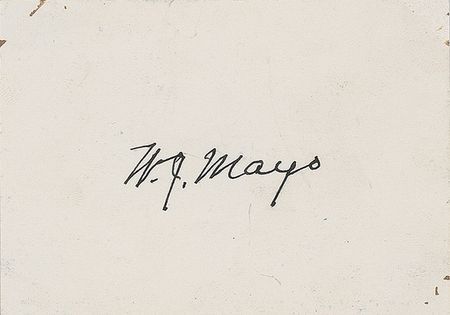 Lot #481 Mayo Brothers Signatures - Image 2