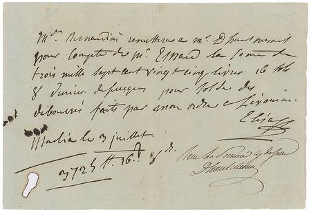 Lot #404 Napoleon’s Sisters Handwritten Letter Signed and Signed Document - Image 1