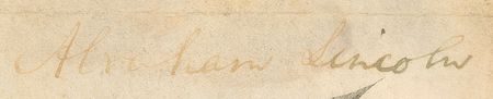 Lot #145 Abraham Lincoln Signed Document - Image 2
